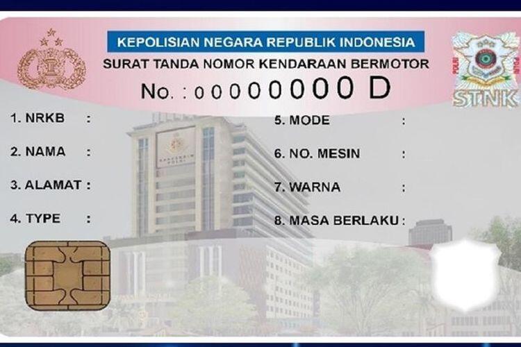Stnk Berubah Jadi Kartu Tak lagi Kertas, Seperti ini Bentuknya