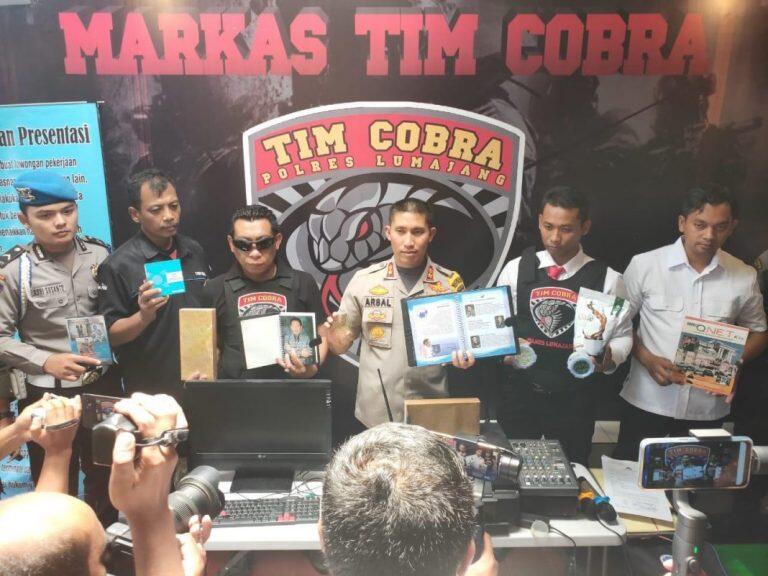 Kapolres Lumajang: kami gak takut di gugat 100 miliar PT Amoeba Internasional