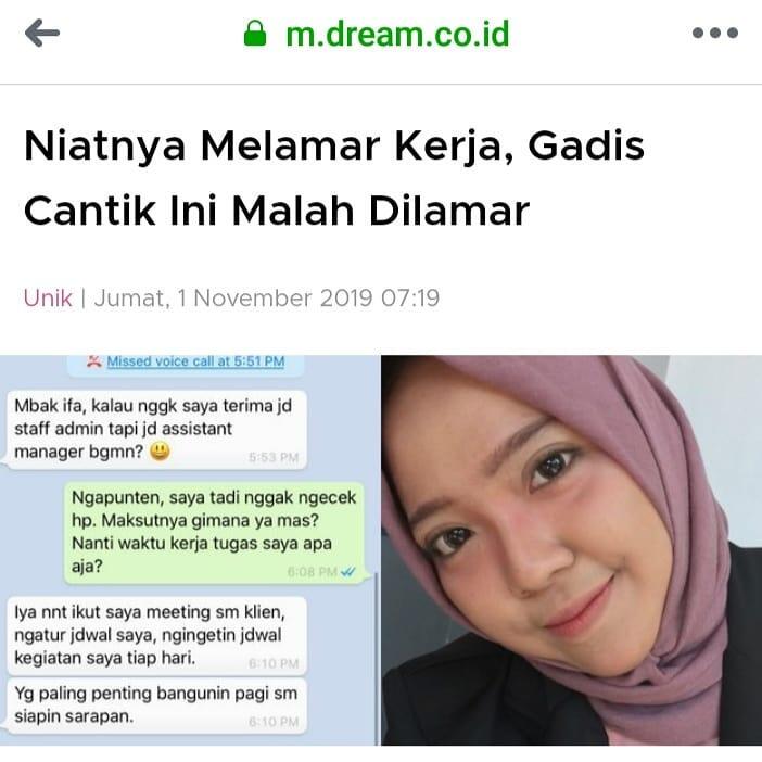 Niat Melamar Kerja, Ehhh Malah Dilamar Manajer! Seberapa Cantik Wanita ini?