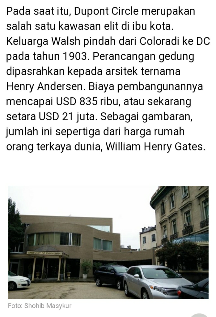 Gedung Itu Seharga 335.000 Dolar As, kok bisa?