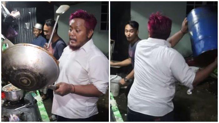 Viral! Aksi Masak Barbar Chef Antok, Melempar Wajan hingga Gas 12 Kg! 