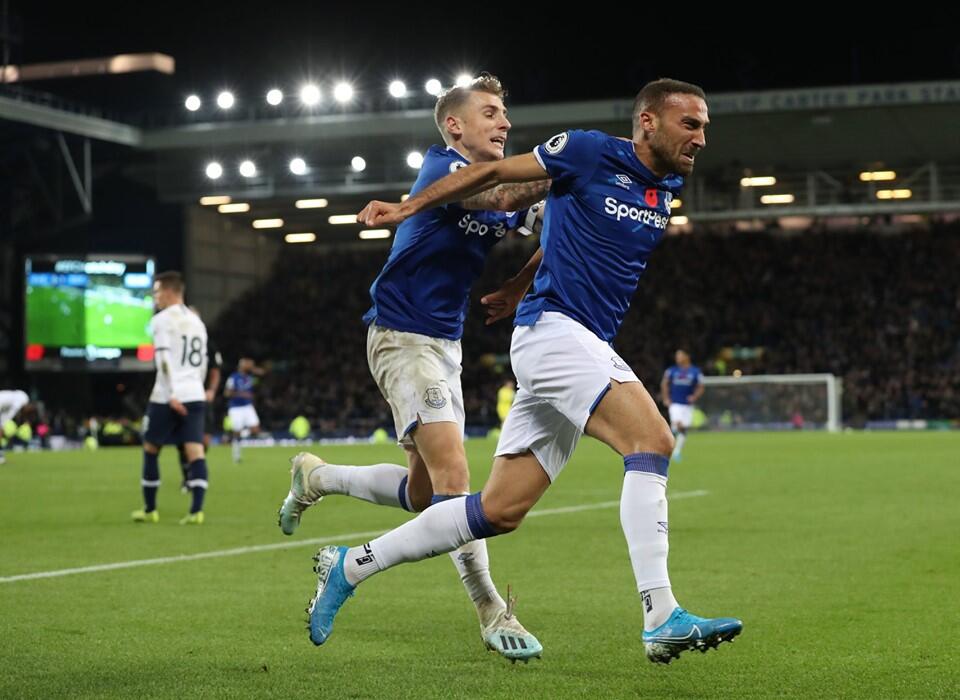 Everton vs Tottenham Hotspur Sama Kuat 1-1