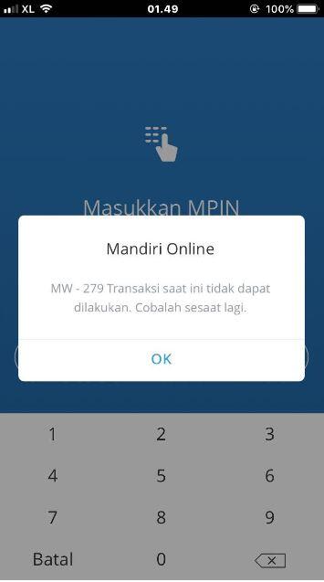 MANDIRI ONLINE itu kenapa konyol banget ya ? Ganti aja namanya MANDIRI OFFLINE
