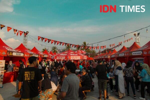 15 Potret Keseruan Pucuk Coolinary Festival di Makassar, Meriah Abis!