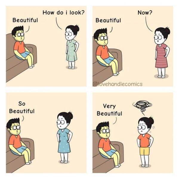 10 Ilustrasi Kehidupan Pasangan Muda dari Gokil sampai Romantis