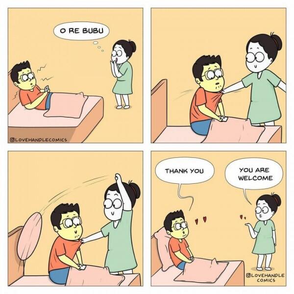10 Ilustrasi Kehidupan Pasangan Muda dari Gokil sampai Romantis