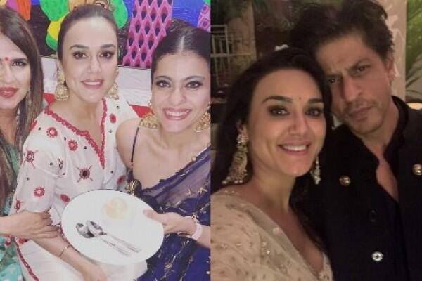 Bareng Kajol hingga Shah Rukh Khan, 10 Momen Seru Diwali Preity Zinta