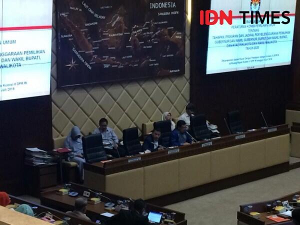 DPR Belum Setujui Usulan KPU Larang Napi Koruptor Maju di Pilkada