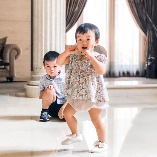 Gemas Banget! 10 Potret Kedekatan Wilford & Amelie, Anak Vania Larissa