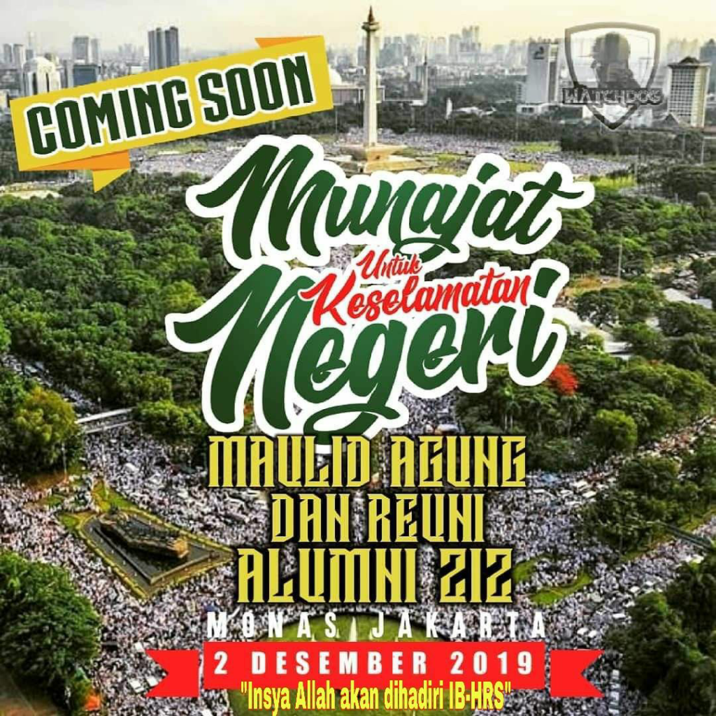 Habib Rizieq dan Anies Baswedan Diprediksi Hadiri Reuni 212 Di Monas Desember 2019🔥