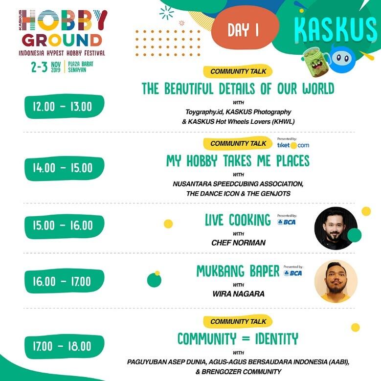 Keseruan Komunitas-komunitas Berbagi Cerita di Community Talk, Hobbyground!