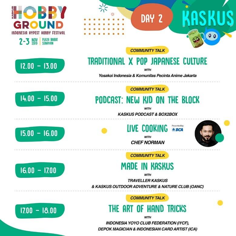 Keseruan Komunitas-komunitas Berbagi Cerita di Community Talk, Hobbyground!