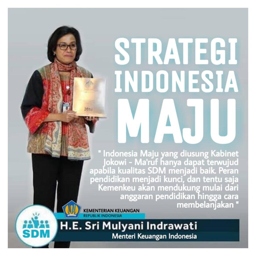 Inilah Strategi Indonesia Maju dari Sisi Kementerian Keuangan