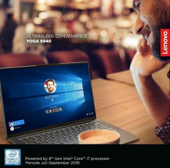 Berkat Teknolog AI, Lenovo YOGA S940 Bisa Login Hanya dengan Scan Wajah