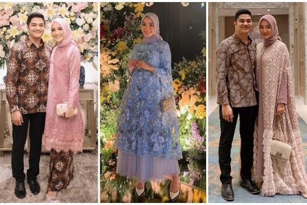 Dress sampai Kebaya, 10 Gaya Kondangan dengan Hijab ala Erica Putri