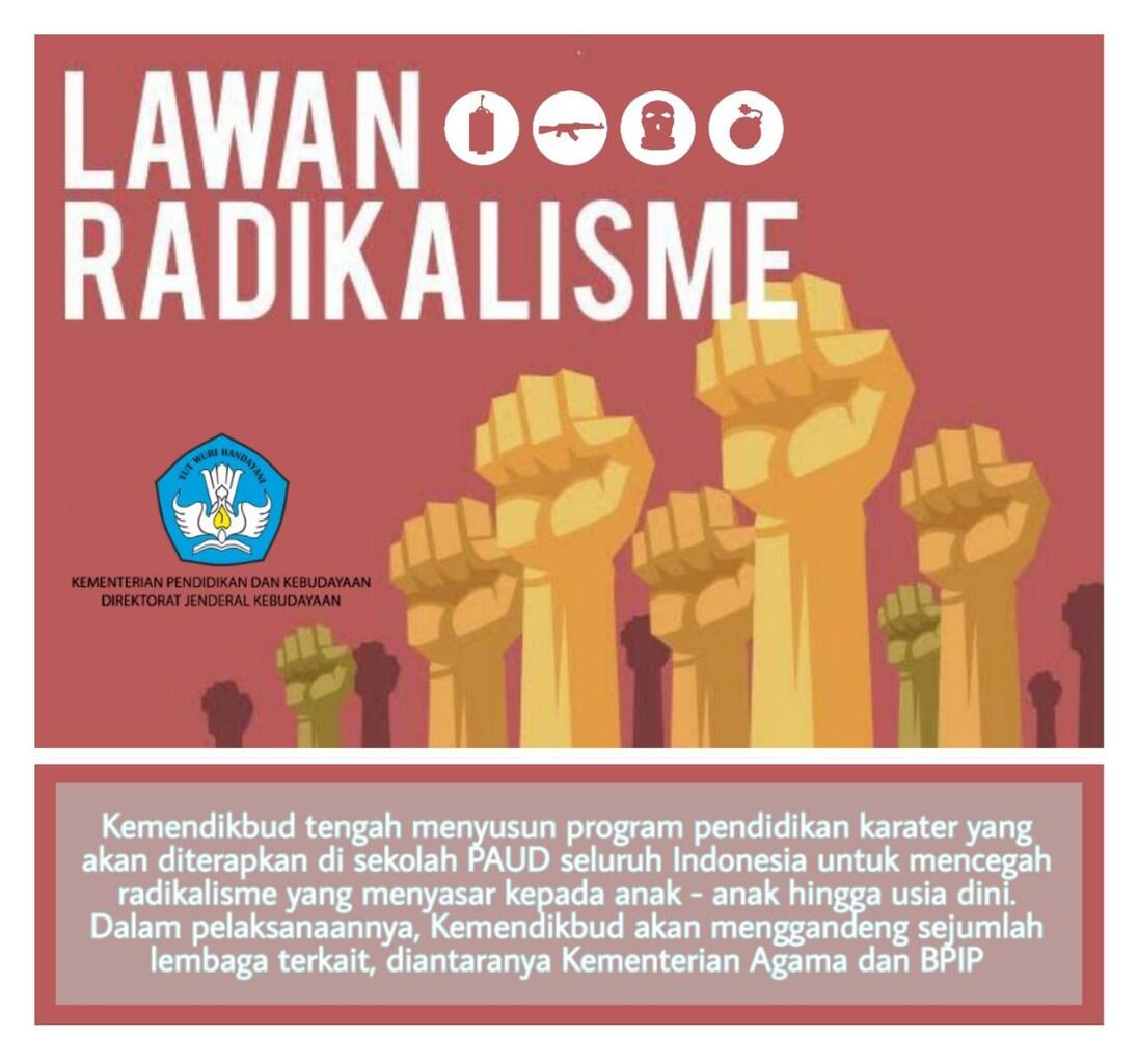 Cegah Radikalisme, Kemendikbud Kuatkan Program Pendidikan Karakter sejak PAUD