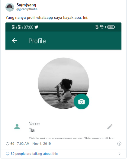 Viral! Cewek Ini Disuruh Ganti Foto Profil WA oleh Istri Orang, Katanya ‘Mengundang’