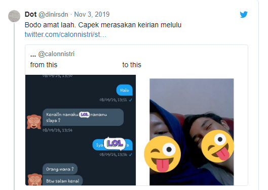 Gara-gara Iseng Komentar di Cuitan Selebtwit, Pria Ini Dapat Jodoh