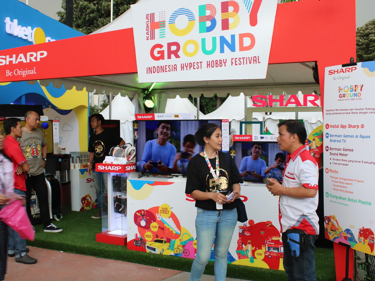 Ramaikan KASKUS HobbyGround, Sharp Ajak Pengunjung Lebih Peduli Lingkungan