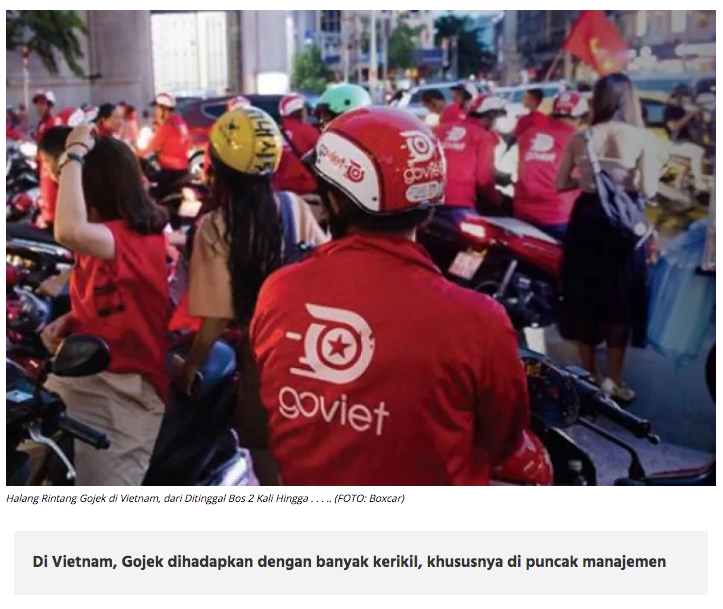 Suka Duka Gojek di Vietnam: Ditinggal Bos 2 Kali Hingga....