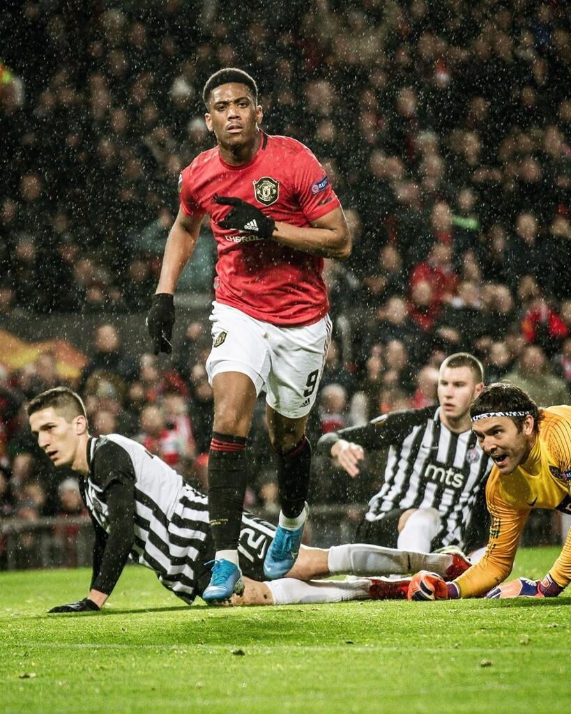 Hasil Liga Europa: Manchester United Gilas Partizan Belgrade 3-0