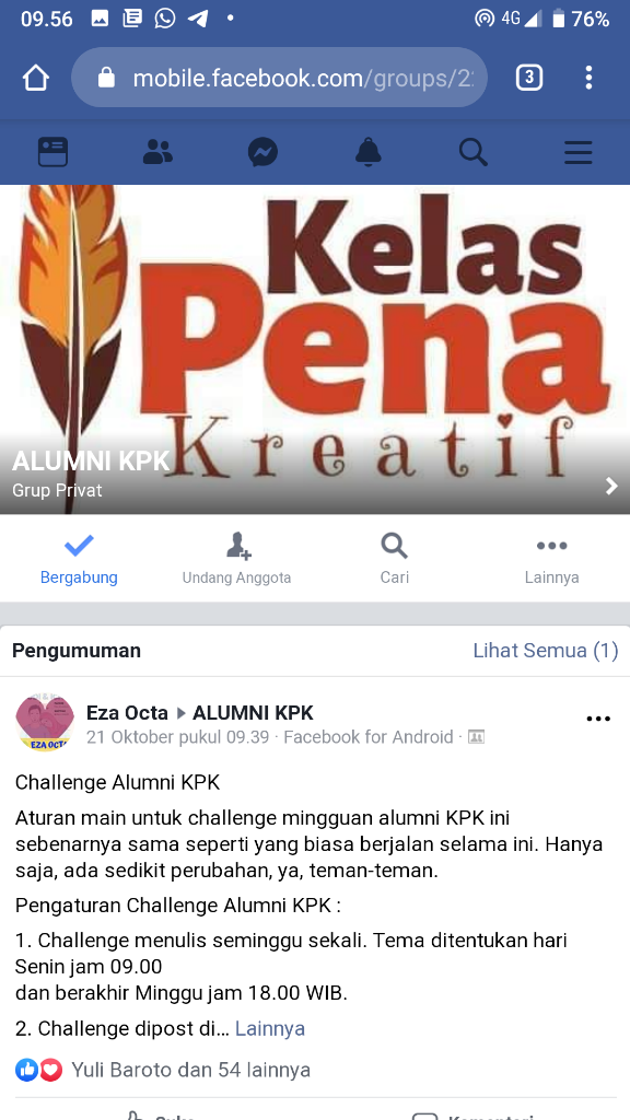 Jadi Bagian Alumni KPK? Bangga donk!