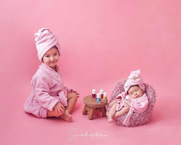 Baru Jadi Kakak, Ini 10 Potret Kompak Seraphina Rose dan Baby Sophia
