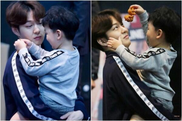 11 Potret Gemas Lee Changsub BTOB dan Anak Kecil, Ayah Idaman