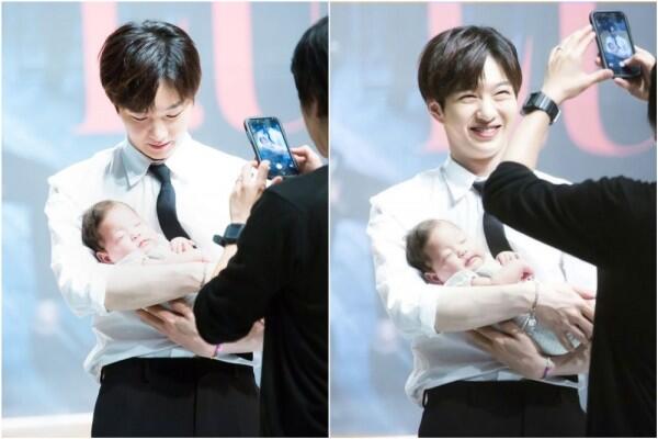 11 Potret Gemas Lee Changsub BTOB dan Anak Kecil, Ayah Idaman