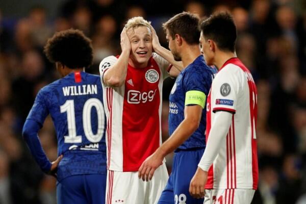 9 Pemain Ajax Tak Mampu Jaga Keunggulan di Laga Penuh Drama UCL