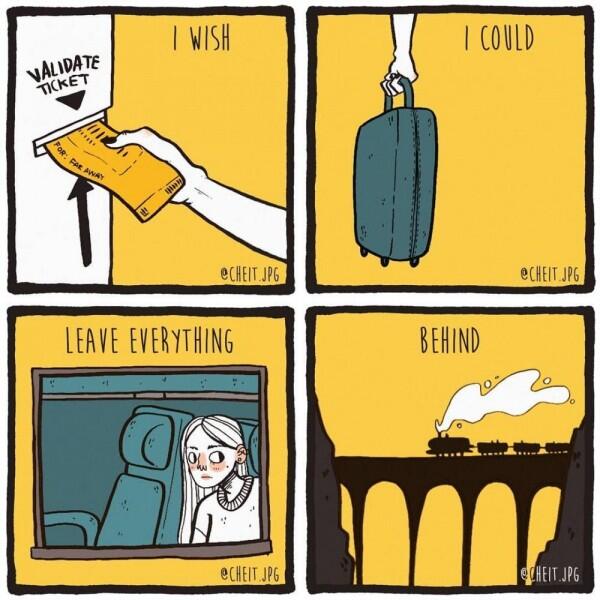 14 Ilustrasi Jujur Cewek Saat Patah Hati