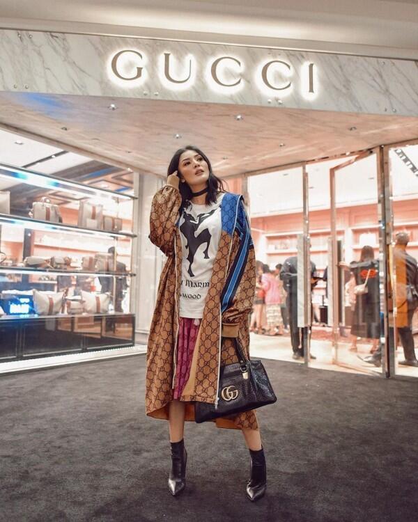 Berkelas dan Elegan, 9 Potret Fashionable Artis di Acara Gucci