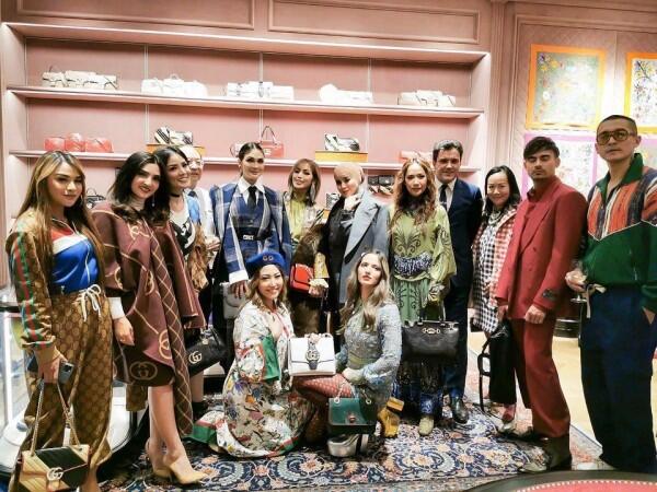Berkelas dan Elegan, 9 Potret Fashionable Artis di Acara Gucci