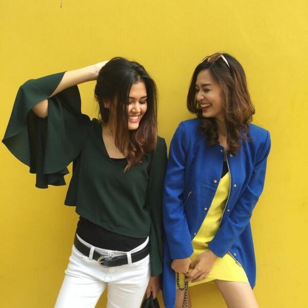 10 Potret Persahabatan ala Artis FTV Faradilla Yoshi & Rebecca Tamara