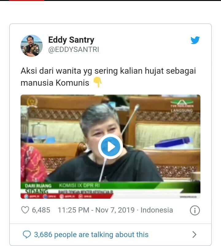 Viral Momen Luapan Amarah Ribka Tjiptaning ke BPJS Kesehatan