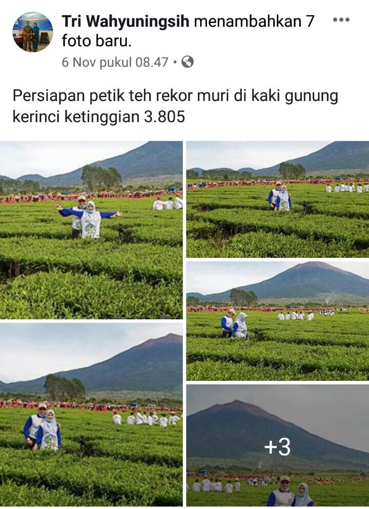 Tour de Singkarak 2019, Etape 7-8 Kerinci Jambi Jadi Rute Terindah. Pecah Rekor MURI!