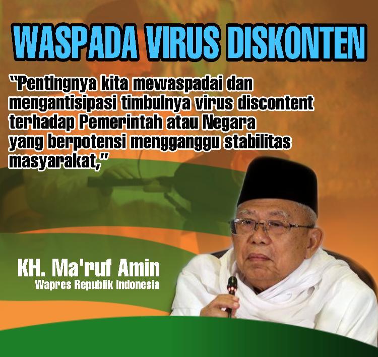 Waspada! Wapres Ingatkan Virus Diskonten Bisa Akibatkan Aksi Massa