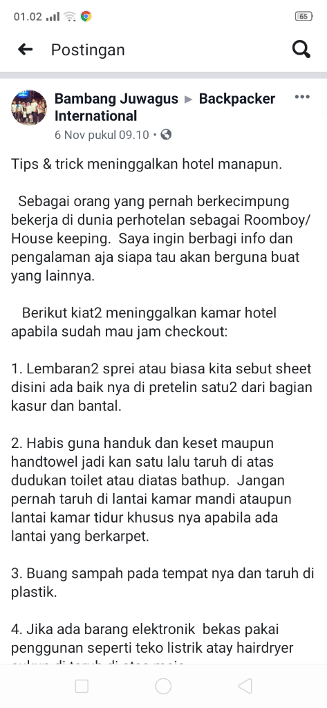 Lakukan 5 Hal Ini Sebelum Check Out Dari Hotel, Ada Penyakit Menular Mengintaimu