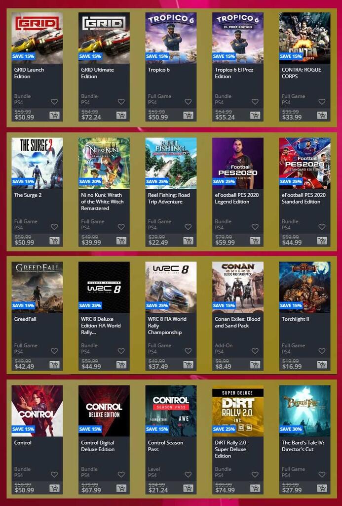 Double Discount up to 90% off untuk Game BARU di PlayStation Store | 02 November 2019