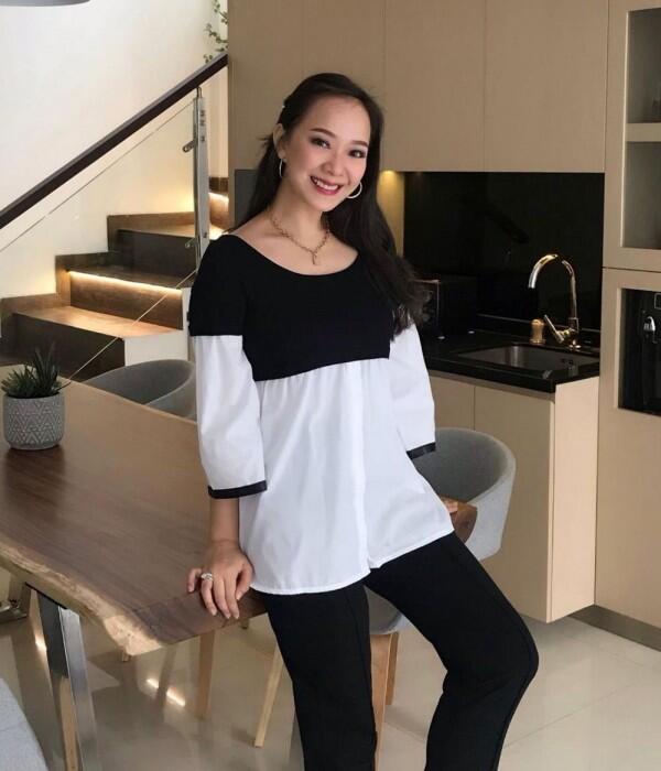 Gaya Ibu Hamil ala Yuanita Christiani, Bisa Pakai T-shirt sampai Gaun