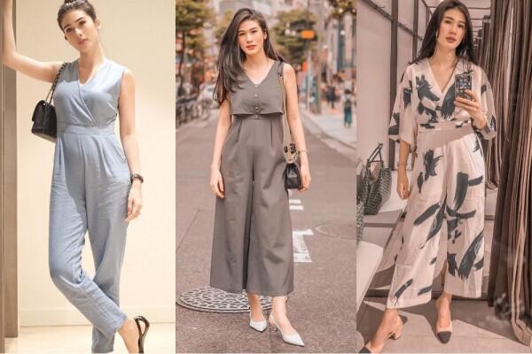 10 Inspirasi Jumpsuit ala Mama Muda Stevie Agnecya, Hits Abis!