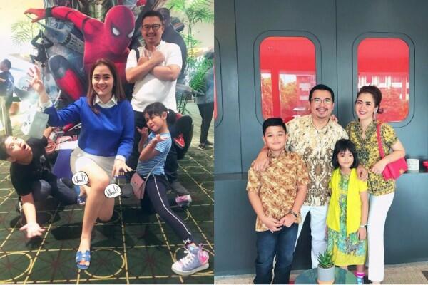 10 Potret Bahagia Keluarga Kecil Vega Darwanti, Harmonis Banget
