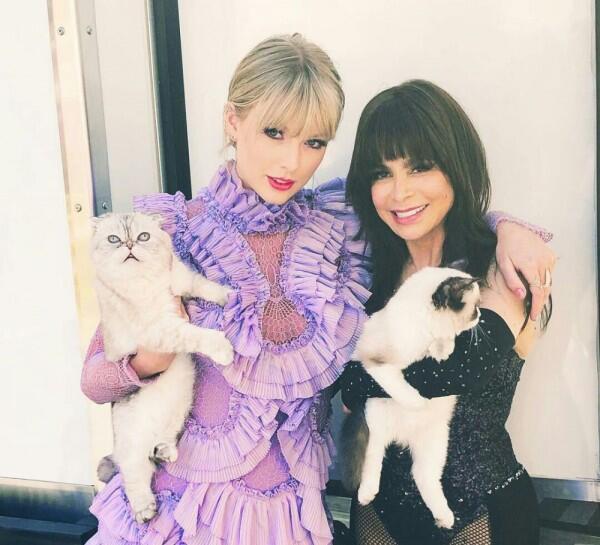11 Potret Taylor Swift dan Kucing Kesayangan, Sama-sama Bikin Gemas