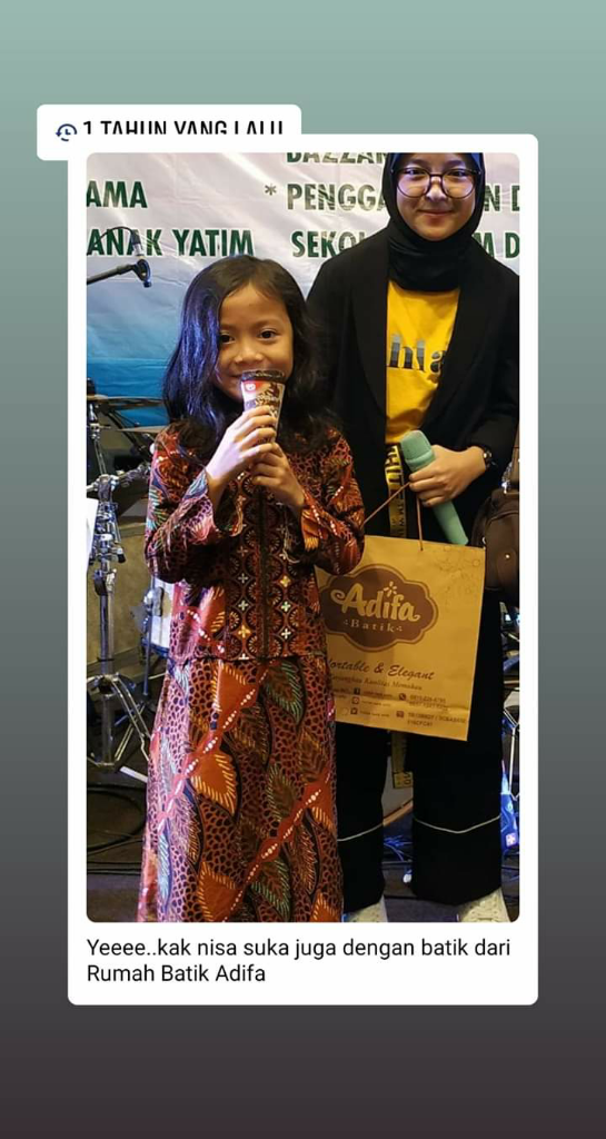 Nur Fatehah Mawardi, Adikku Inspirasiku