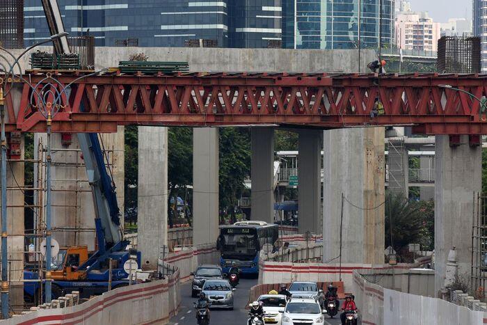 Jembatan beton LRT Jabodebek jadi yang terpanjang di dunia