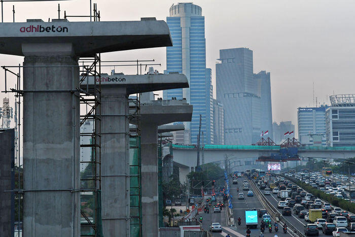 Jembatan beton LRT Jabodebek jadi yang terpanjang di dunia