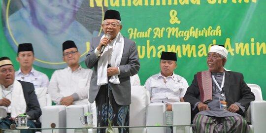 Ma'ruf Amin: Bayak Ulama Tapi Tidak Pernah Mondok, Enggak Paham Baca Kitab