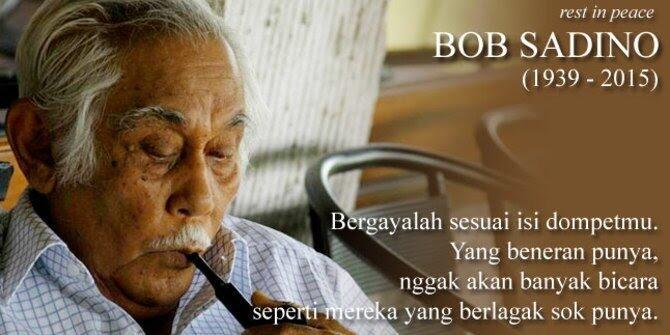 Bob Sadino Pengusaha Kaya Yang Sederhana