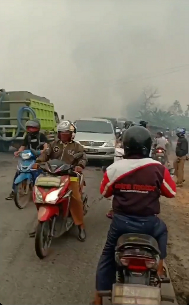 Kebakaran di Tanjung Api-api, Banyuasin Hari Ini Parah dan Viral !