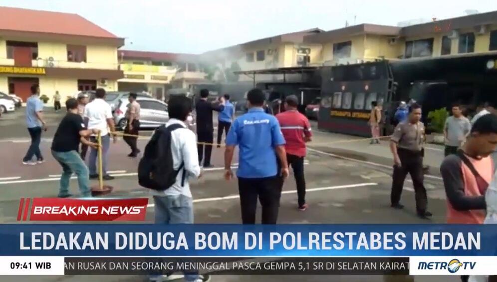 Ledakan di Polrestabes Medan Diduga Bom Bunuh Diri